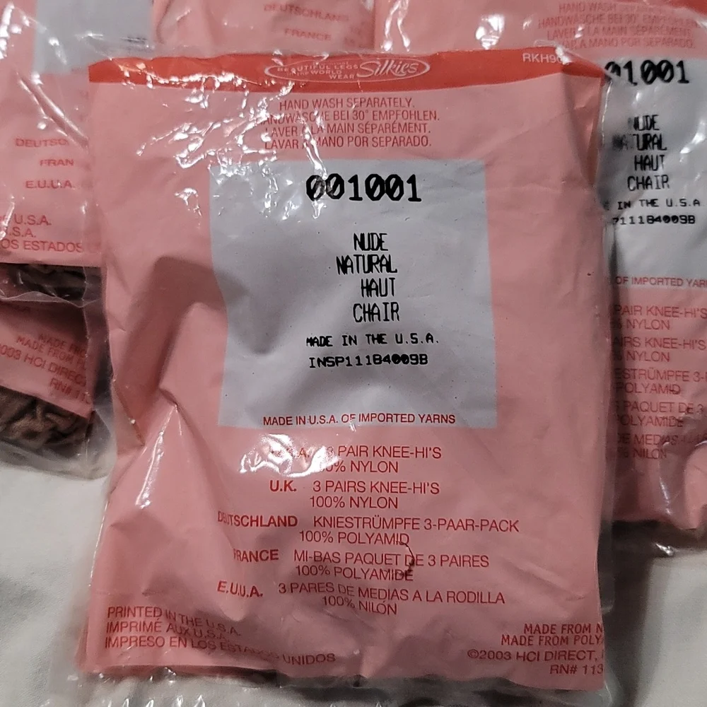 Women Silkies Knee Hi Regular‎ 3-pak Nude. 3 packages per purchase